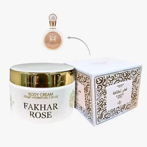 Pasta Hidratante Corporal Fakhar Rose - 200ml