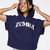 Zumba Out Loud Shorts Sleeve Crop Pullover Hoodie - comprar online