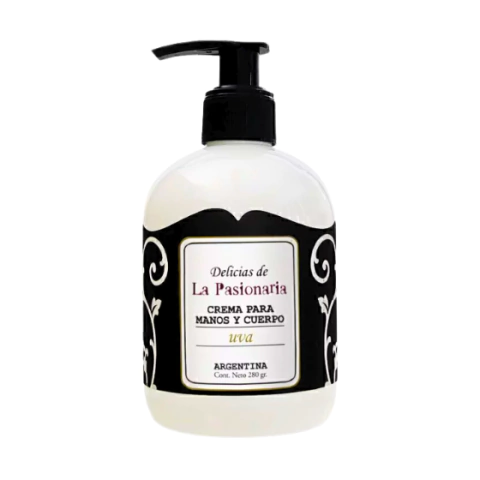 LA PASIONARIA CREMA DE MANOS Y CUERPO UVA - comprar online