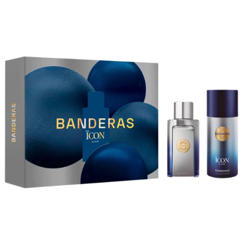 BANDERAS THE ICON MEN ELIXIR 100ML COFRE - comprar online