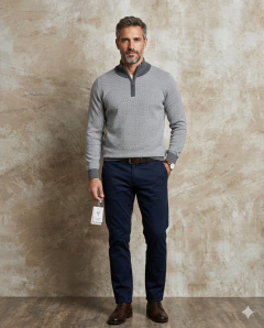 SWEATER MEDIO CIERRE RAIA - tienda online