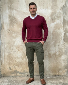 SWEATER ESCOTE V VICENZA - ROSHIC