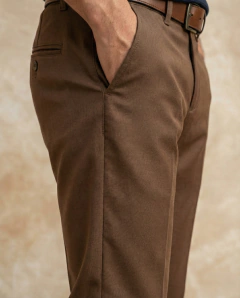PANTALÓN DE VESTIR - MARRÓN en internet