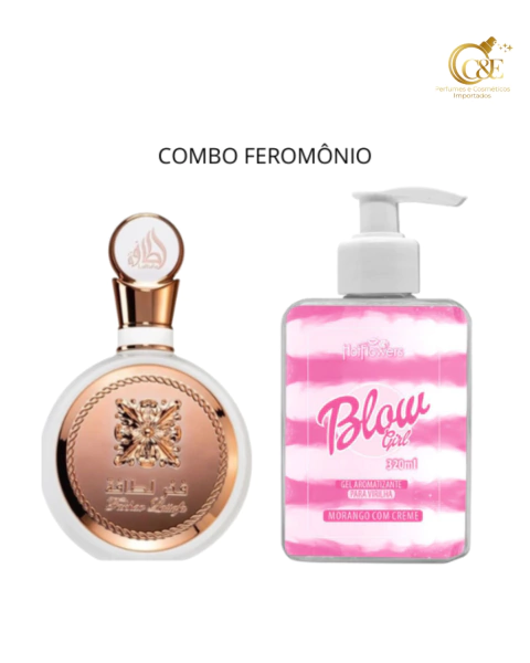 COMBO FEROMÔNIO perfume Fakhar 100ml+ Hidratante Blow girl - comprar online