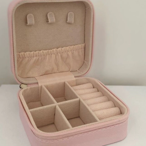 Joyero mini rosado