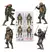 Tortugas Ninja Set de 4 Neca Tmnt Version retro 90's Nickelodeon - Tortugas ninja - Benemex