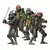Tortugas Ninja Set de 4 Neca Tmnt Version retro 90's Nickelodeon - Tortugas ninja - tienda online