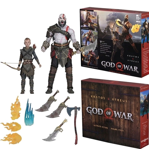 Kratos y Atreus Pack-2 God Of War 2018 Neca bootleg