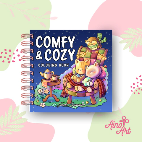Libro para Colorear Comfy & Cozy