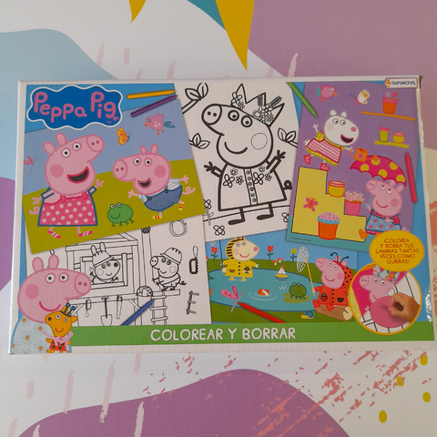 Colorea y borra Peppa - comprar online