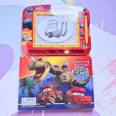 Pizarra mágica y libro CARS - comprar online