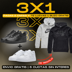 2X1 EN NIKE AIR FORCE + 1 BUZO DE REGALO - comprar online
