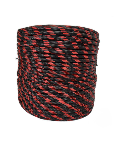 CABO | CORDA - TRANÇADA - PRETO RAJADO - 50 METROS - comprar online