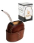 Mate Galleta Calabaza Forrado en Cuero + Bombilla