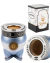Mate Personalizado Cuero Celeste y Blanco + Sol