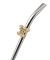 Bombilla One Piece Aplique en Bronce - LASKA ARGENTINA
