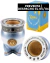 PREVENTA BANDERA CORONADOS | Mate Imperial Sol de Mayo Celeste y Blanco