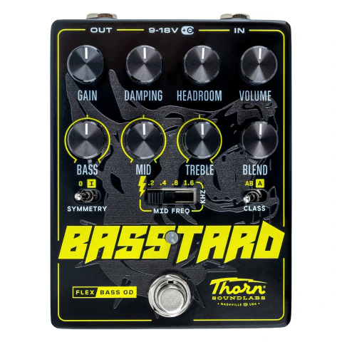 CHEGARAM! - Pedal de efeitos para Baixos Thorn (by Warwick) modelo Basstard (Flexible Bass Overdrive)