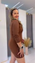 Vestido Bete-Marrom - comprar online