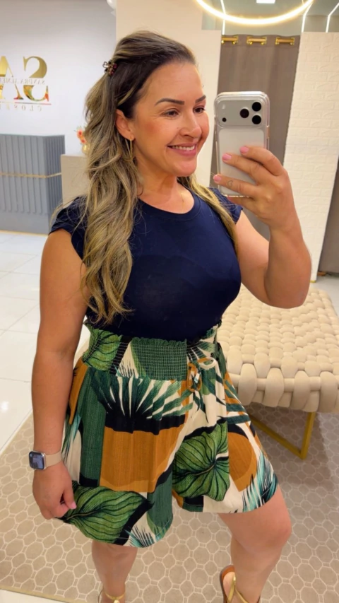 Shorts Bruna-Florido