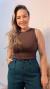 Cropped Gisele na internet