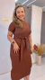 Vestido Patricia-Marrom - Sandra Almeida Closet