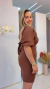 Vestido Jade-Marrom na internet