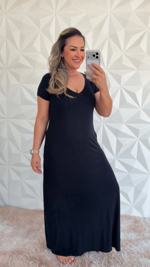 Vestido Lara-Preto