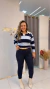 Blusa Neusa-Azul e Azul Marinho na internet