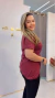 Blusa Pri-Vinho - comprar online