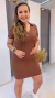 Vestido Raquel-Marrom