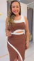 Vestido Vanessa-Marrom