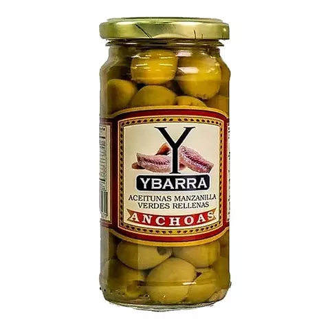Aceitunas Rellenas Con Anchoa 240g Ybarra Origen España