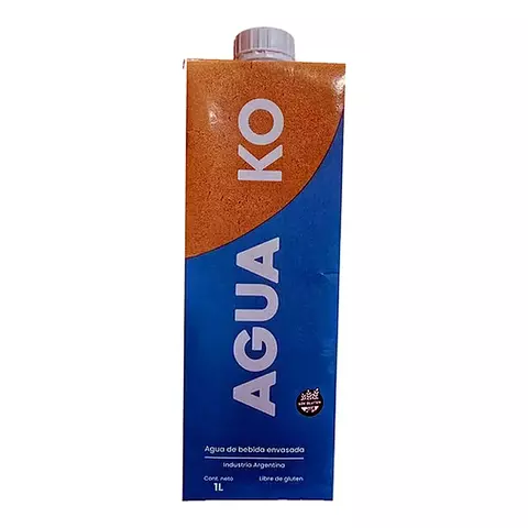 Agua Mineral Ko Sin Gas Premium X1000ml Reciclable Sin Tacc