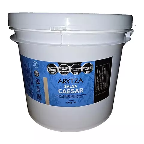 Balde Arytza Salsa Caesar X 3,900 Grms Ideal Gastronomia