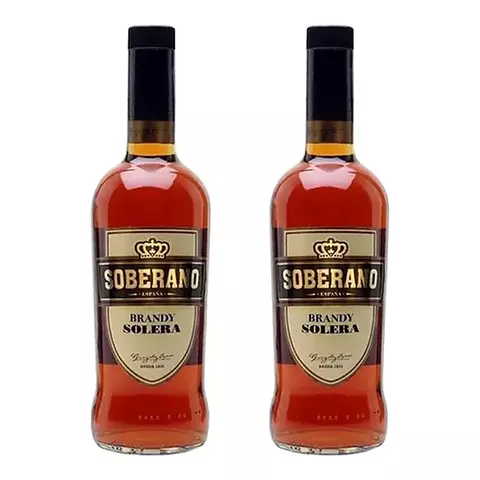 Brandy Soberano Solera Español X700cc X2 Unidades