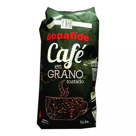 Cafe Bonafide En Grano Negro X 1kg