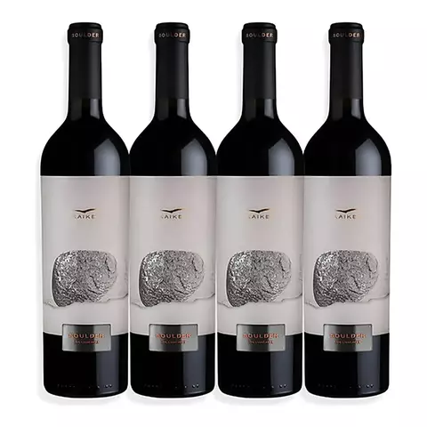 Caja x 4 Vino Tinto Kaiken Boulder Los Chacayes Blend 750ml Mendoza