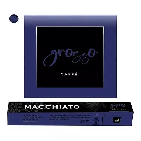 Capsulas Cafe Macchiato Nespresso Grosso x10u