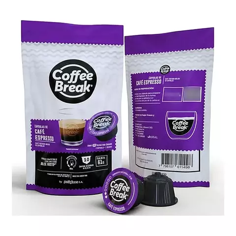 Capsulas De Cafe Espresso Coffee Break Comp Dolce Gusto X20u