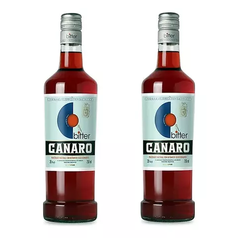 Combo 2 Aperitvo Bitter Canaro X 750cc De Bodega Tapaus