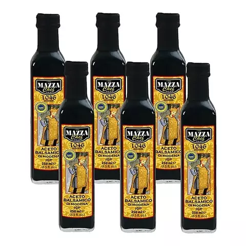 Combo 6 Aceto Balsamico Di Modena Mazza Alimentari X 250ml
