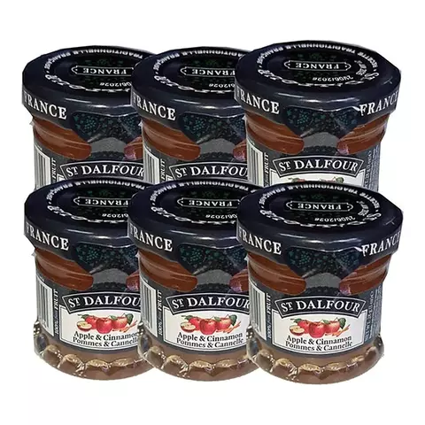Combo 6 Mermeladas Manzana Y Canela St. Dalfour X 28 Grms