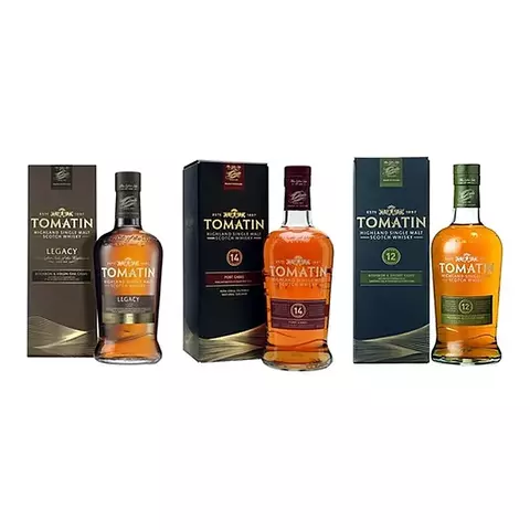 Combo Whisky The Tomatin X3 Unidades X700cc