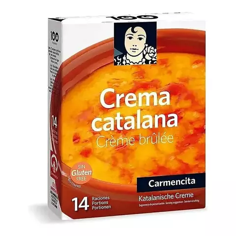 Crema Catalana Postre Para Preparar Carmencita X80grms