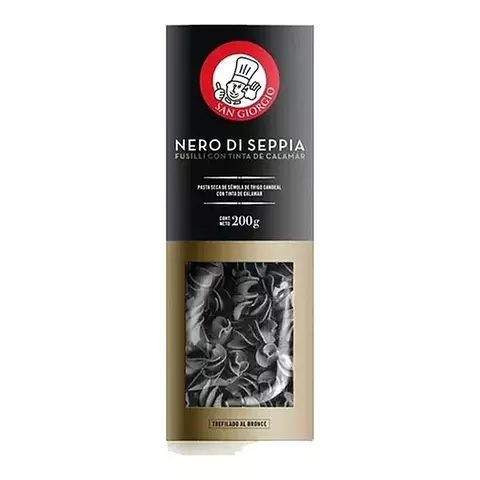 Fideos Fusilli San Giorgio Con Tinta De Calamar X 200grms