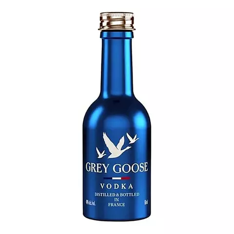 Miniatura Aluminio Vodka Grey Goose X50ml