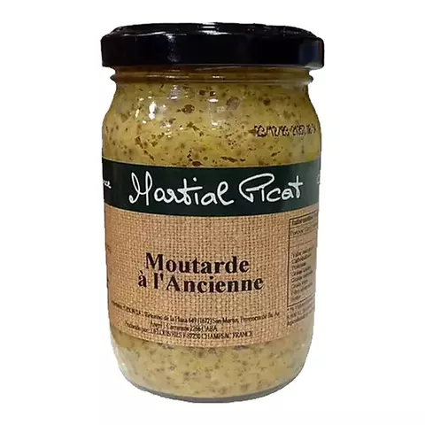 Mostaza Moutarde A L`ancienne Martial Picat X200grms Francia