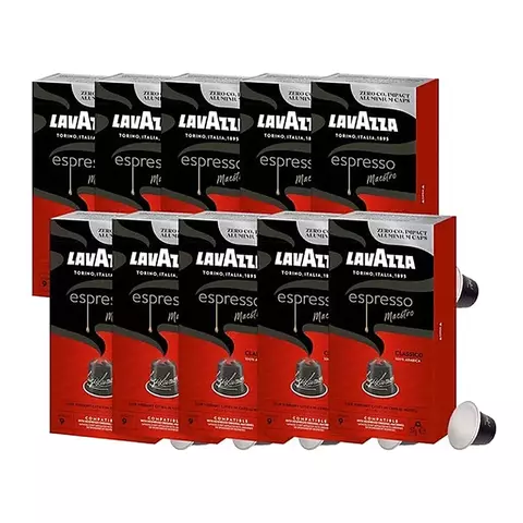 Pack 100 Capsulas De Cafe Lavazza Intenso Espresso