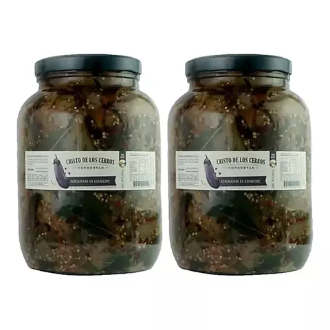 Pack 2 Berenjenas En Escabeche X2800gr Cristo De Los Cerros